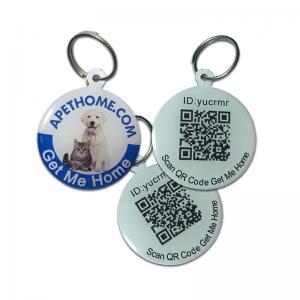 Gepersonaliseerde Dog Tags en Cat Tags RVS Smart Pet ID Tag QR-code Gescande GPS-locatie